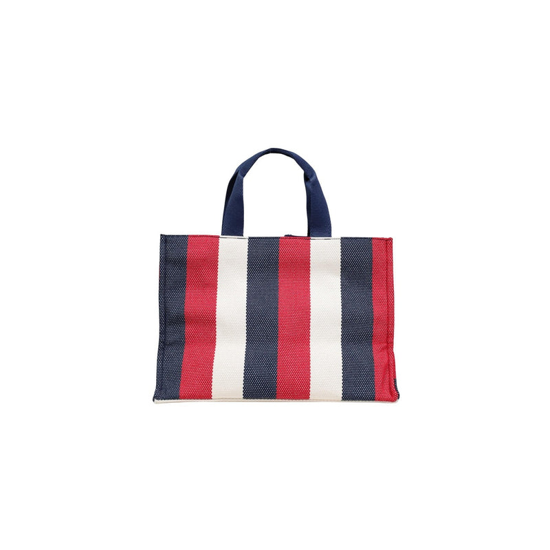 Blue Striped Cotton Handbag by Liu Jo