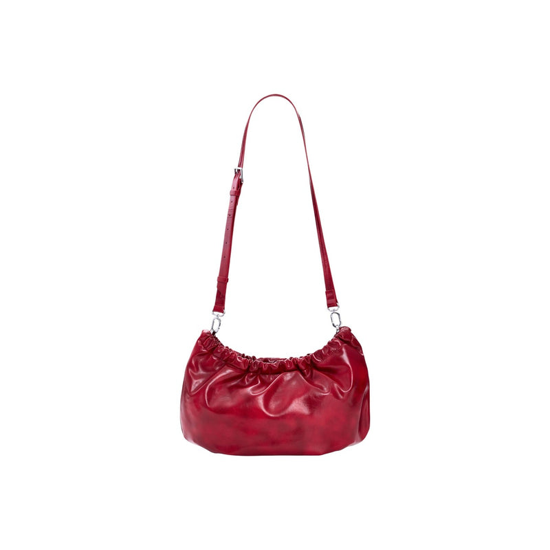 Red Polyester Handbag with Shoulder Strap by Desigual