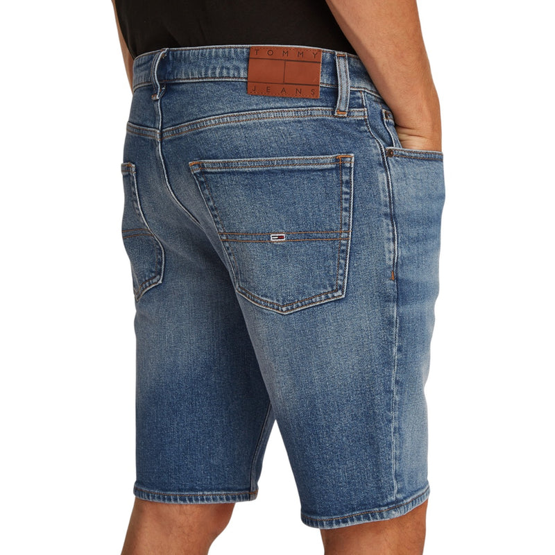 Tommy Hilfiger Light Blue Organic Cotton Denim Men's Shorts