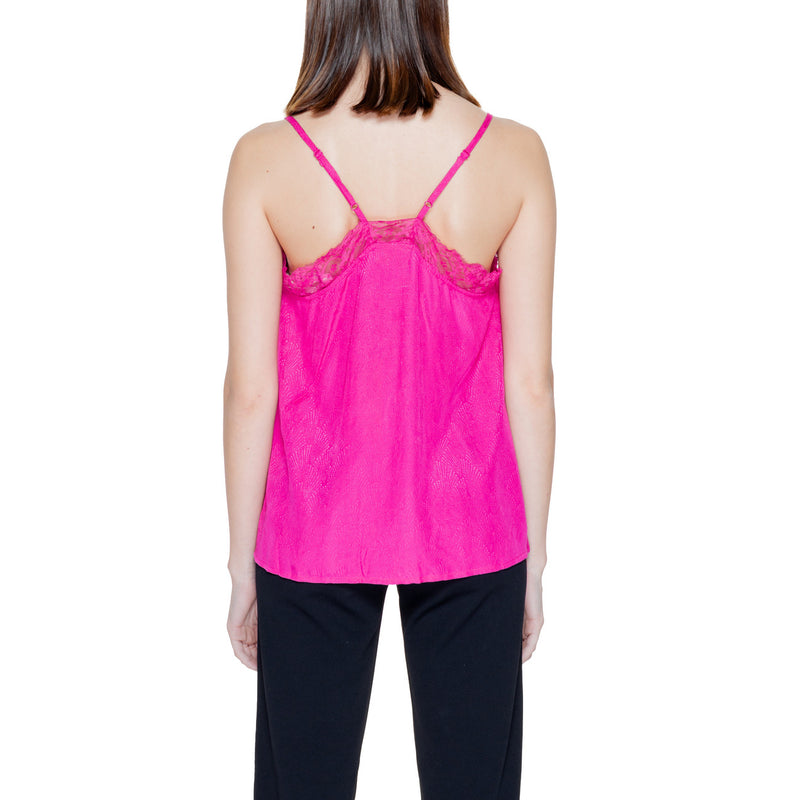 Vila Clothes Débardeur en viscose fuchsia pour femmes