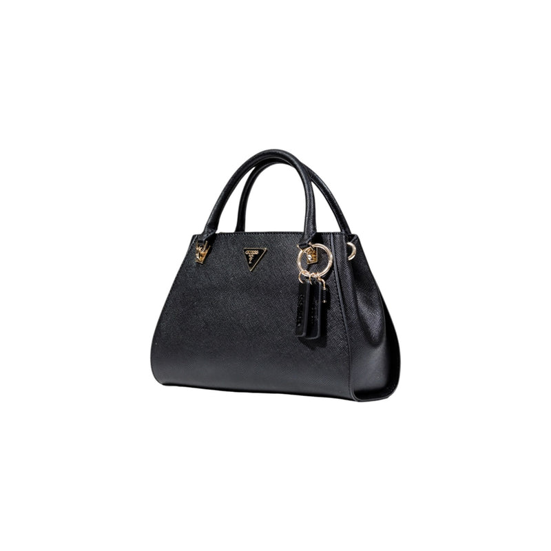 Guess Black Polyurethane Handbag with Shoulder Strap