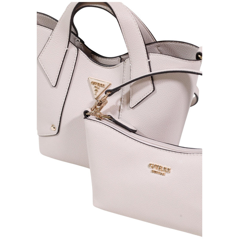 Guess Pink Handbag with Shoulder Strap and Inner Pouch