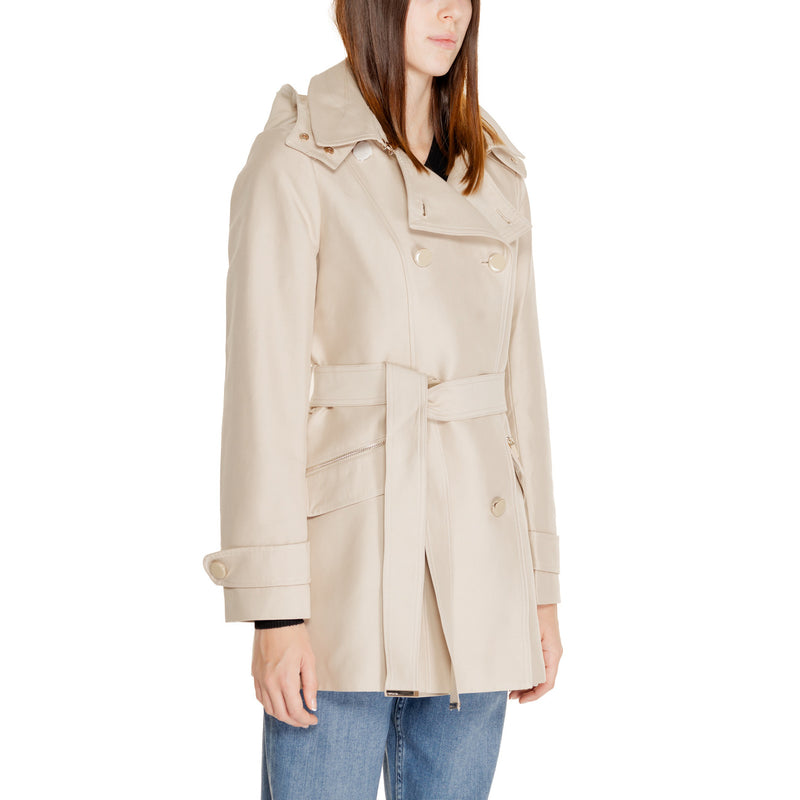 Blazer long beige Morgan De Toi avec poches avant