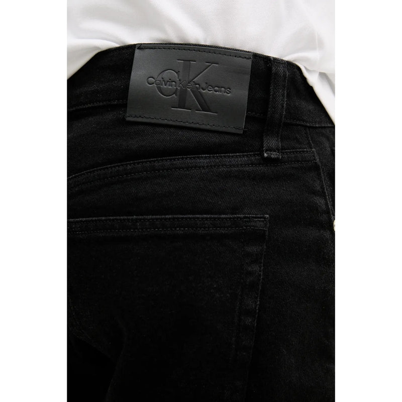 Calvin Klein Jeans Black Cotton Stretch Shorts for Men