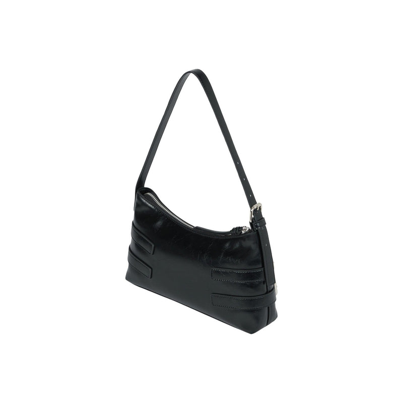Karl Lagerfeld Black Zippered Bag with Interior Pockets
