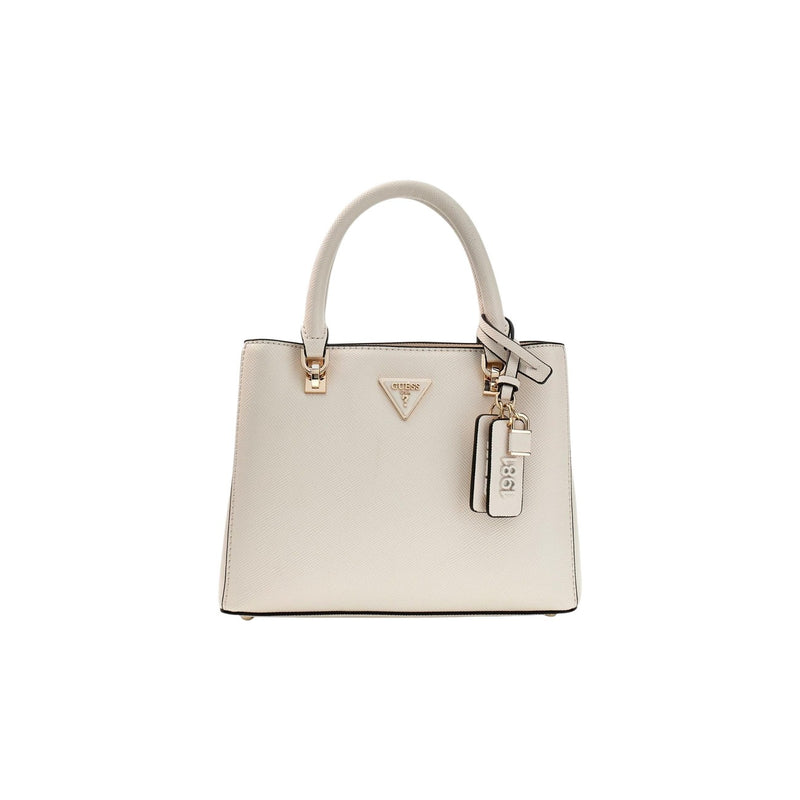 Sac à main en polyuréthane blanc avec sangle d'épaule Guess