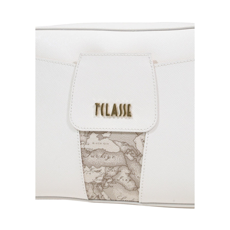 Alviero Martini Prima Classe Beige Print Shoulder Bag