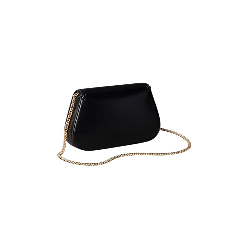 Calvin Klein Black Polyester Shoulder Bag with Clip