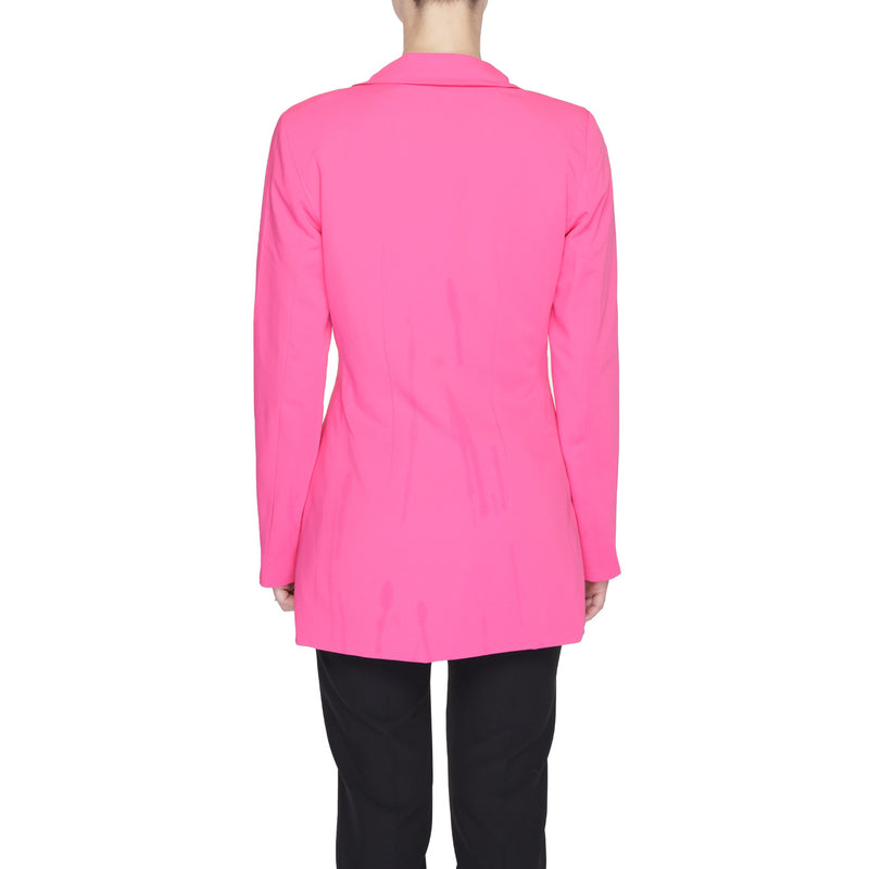 Vero Moda - Blazer fuchsia à boutons et poches avant pour femmes