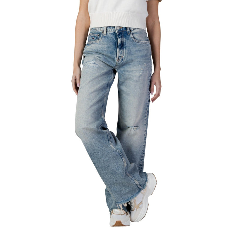 Jeans pour femmes Tommy Hilfiger en coton biologique bleu