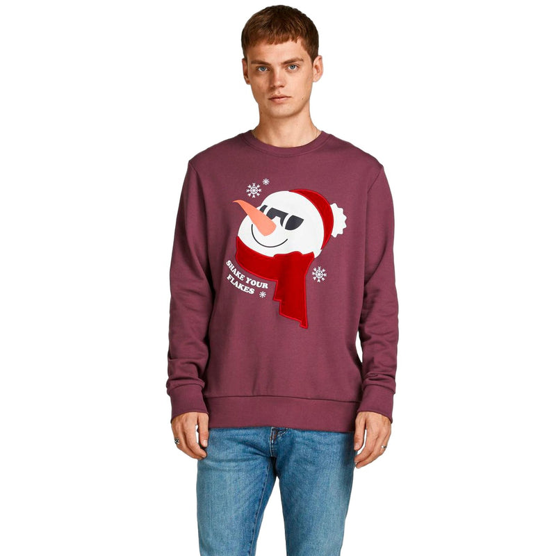 Jack & Jones Men's Bordeaux Knit Sweater