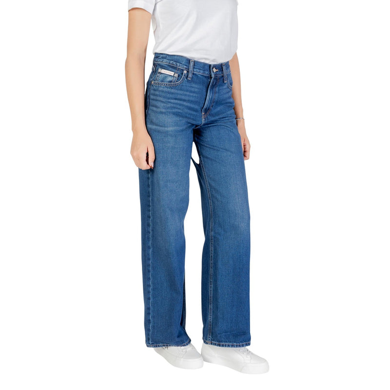 Calvin Klein Women's Blue Cotton Jeans