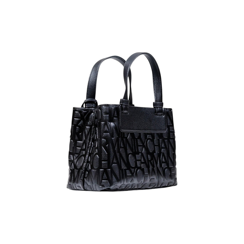 Armani Exchange Black Handbag with Shoulder Strap