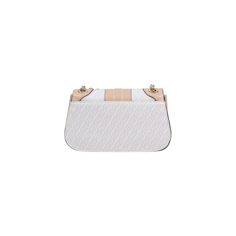 Sac à Épaule Liu Jo Blanc avec Boutons Automatiques