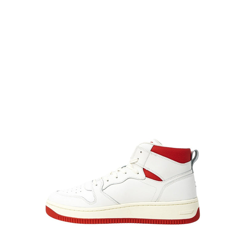 Tommy Hilfiger Men’s White Sneakers with Rubber Soles