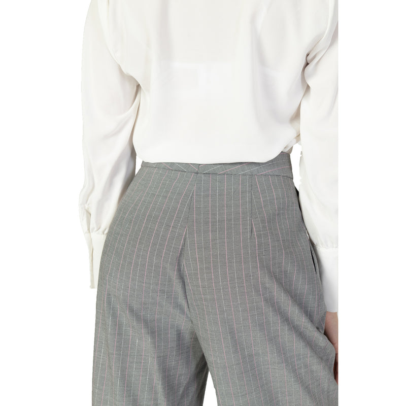 Rinascimento Pantalon à rayures roses pour femmes