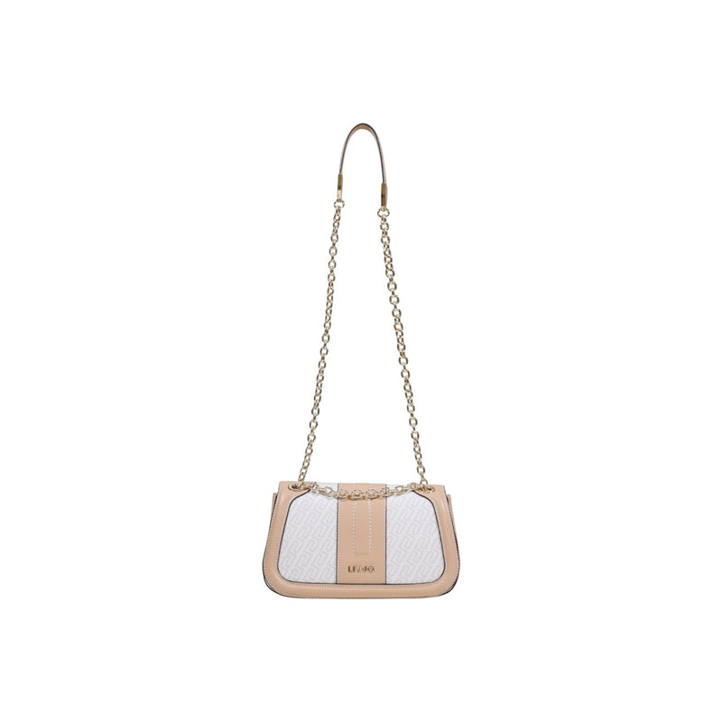 Sac à Épaule Liu Jo Blanc avec Boutons Automatiques