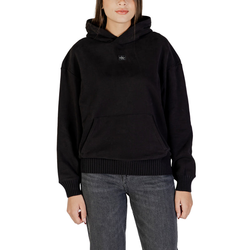 Calvin Klein Jeans Femme Sweat à capuche noir