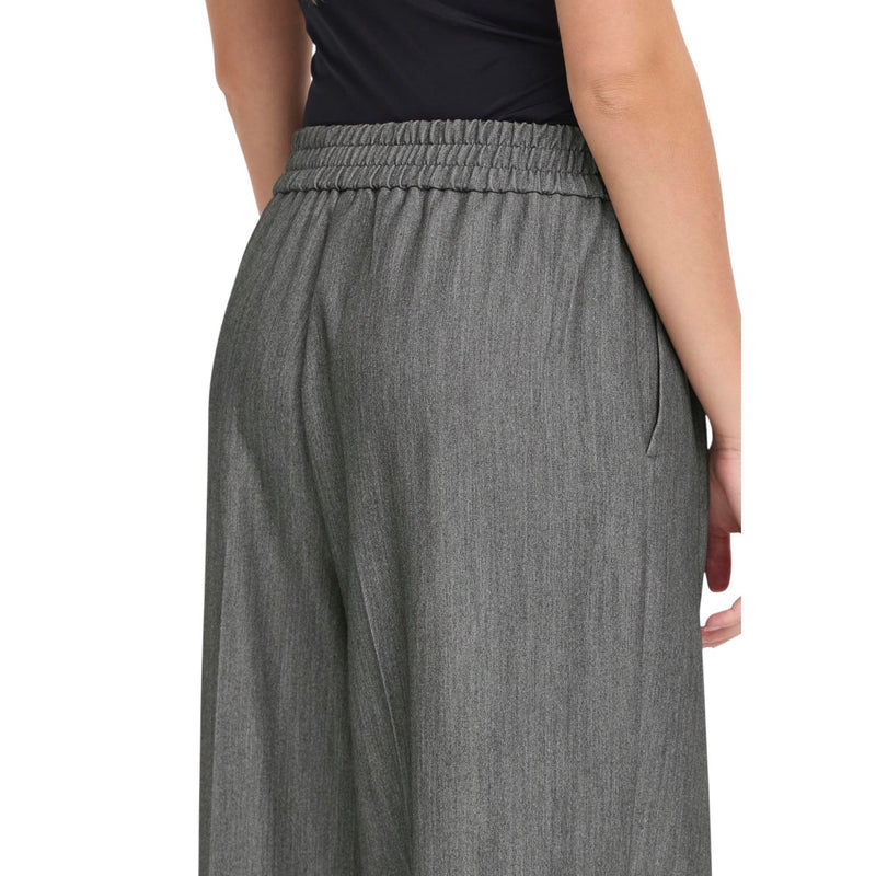 Ichi Pantalon gris à poches pour femmes Collection automne-hiver