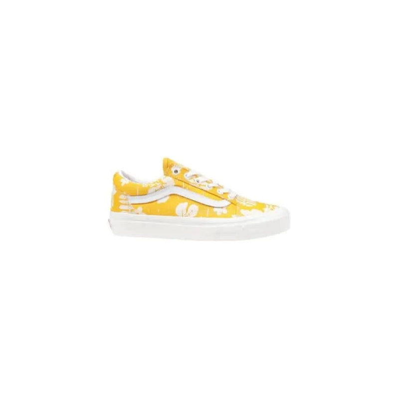Yellow Floral Vans Sneakers for Women showcasing a stylish floral design