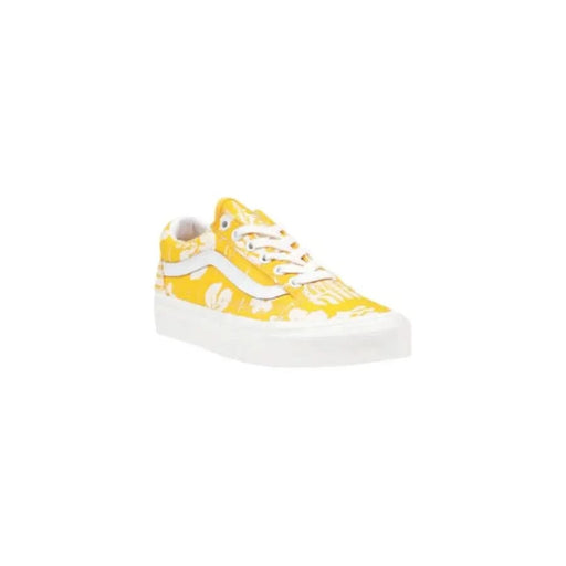 Yellow Floral Vans Sneakers for Women showcasing vibrant floral design and stylish comfort